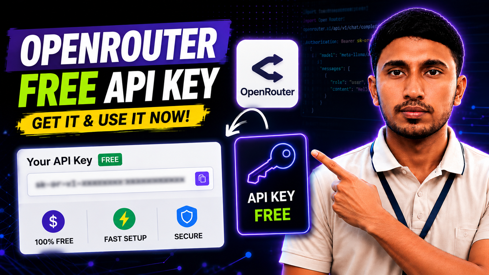 How to Get Api Key from OpenRouter for Free